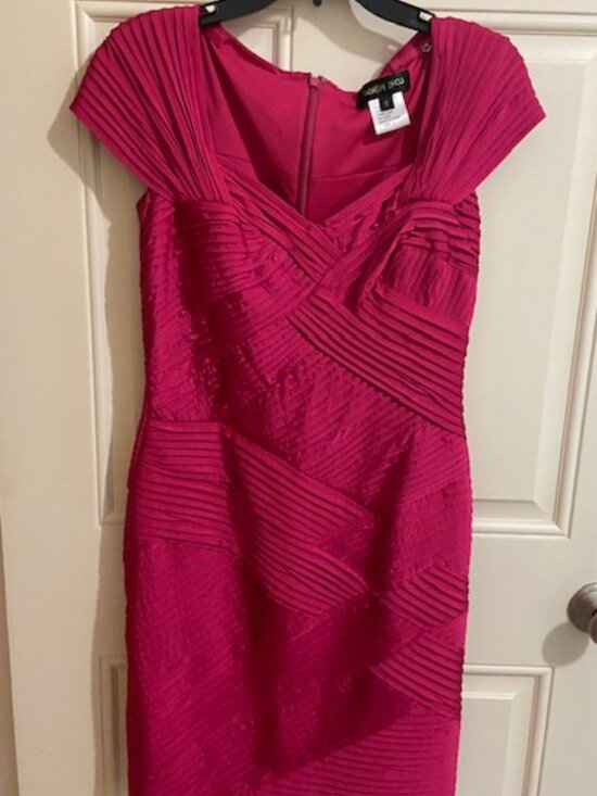Tadashi Shoji Dresses & Skirts - Tadashi Shoji | Pink Fuschia Bandage Bodycon Dress Size S